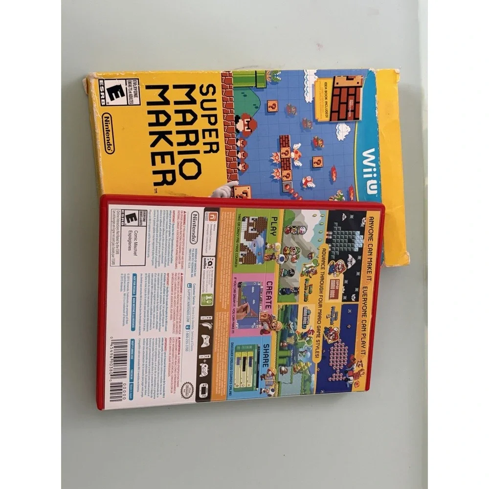 Super Mario Maker Nintendo Wii U Big Box Edition Video Game